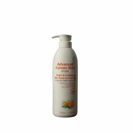 Advanced Korean Skin BRIGHT AND EXFOLIATE MINT BODY GEL WASH 1000ML
