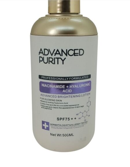 Advanced Purity NIACINAMIDE + HYALURONIC ACID BRIGHTENING LOTION 500ML