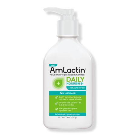 Amlactin DAILY NOURISH 5% EXFOLIATING+HYDRATING AHA LOTION 225G