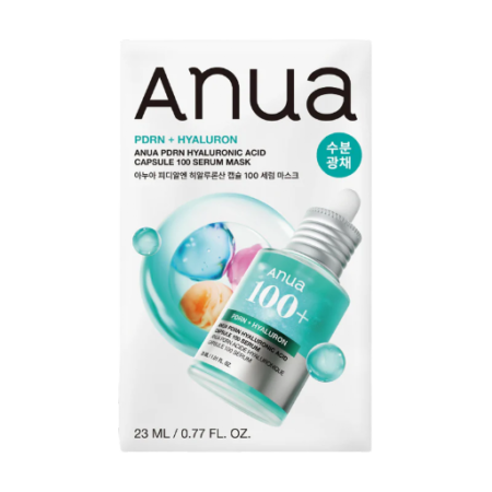 Anua PDRN + HYALURONIC ACID CAPSULE 100 SERUM MASK 23ML