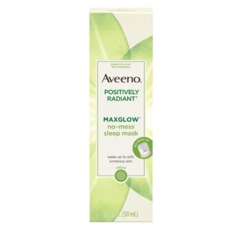 Aveeno POSITIVELY RADIANT MAX GLOW NO-MESS SLEEP MASK 50ML