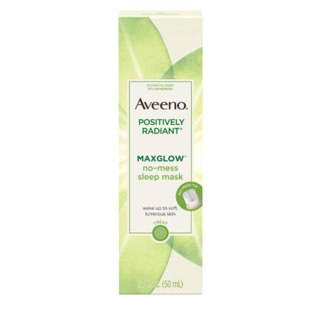 Aveeno POSITIVELY RADIANT MAX GLOW NO-MESS SLEEP MASK 50ML