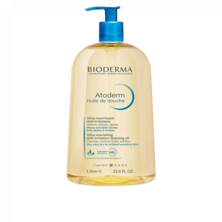 Bioderma ATODERM HUILE DE DOUCHE SOOTHING LIPID REPLENISHING CLEANSING OIL 1LTR