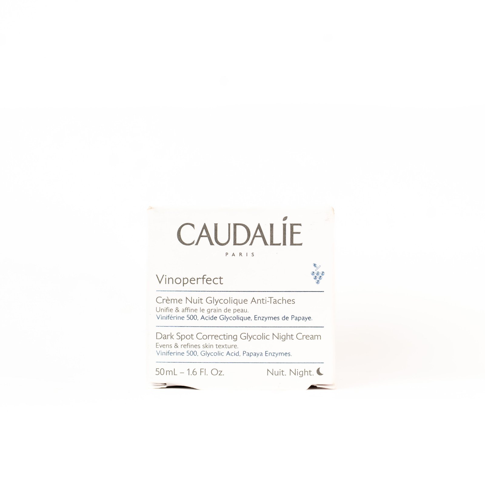 Caudalie VINOPERFECT DARK SPOT CORRECTING GLYCOLIC NIGHT CREAM 50ML