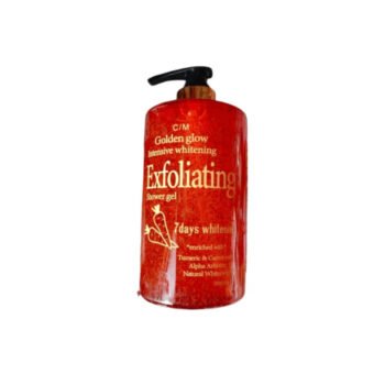 CM GOLDEN GLOW INTENSIVE WHITENING EXFOLIATING SHOWER GEL 1000ML