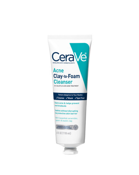CeraVe ACNE CLAY TO FOAM CLEANSER 118ML