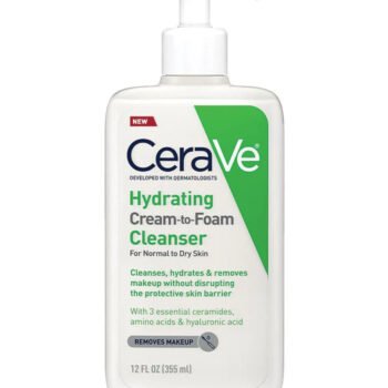 CeraVe HYDRATING CREAM TO FOAM CLEANSER 236ML, 355ML, 473ML