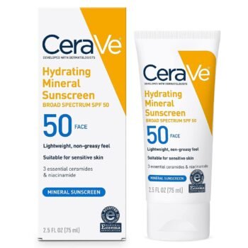 CeraVe HYDRATING MINERAL SUNSCREEN SPF 50 75ML