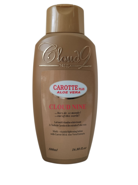 Cloud 9 Paris CARROT OIL & ALOE VERA MULTIVITAMIN LIGHTENING LOTION 500ML
