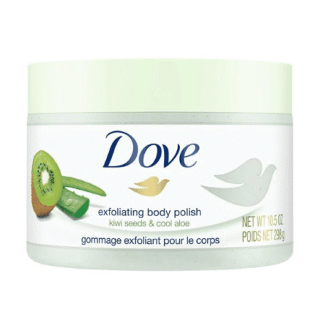 Dove EXFOLIATING BODY POLISH KIWI SEEDS & COOL ALOE 298G