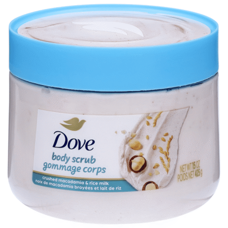 Dove BODY SCRUB Crushed Macadamia & rice milk 425g