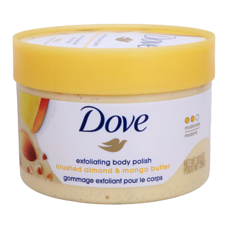 Dove EXFOLIATING BODY POLISH CRUSHED ALMOND & MANGO BUTTER 298G