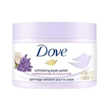 Dove EXFOLIATING BODY POLISH CRUSHED LAVENDER & COCONUT MILK 298G