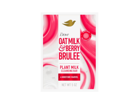 Dove OAT MILK & BERRY BRULEE Bar SOAP 5oz