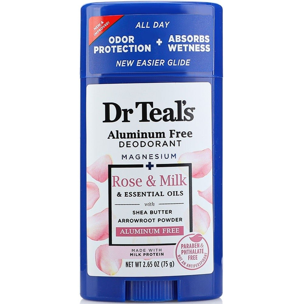 Dr Teal’s ALUMINIUM FREE DEODORANT MAGNESIUM ROSE+MILK