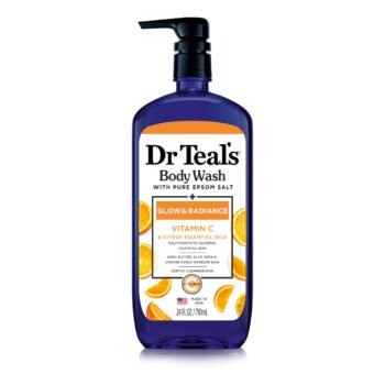 Dr Teal’s BODY WASH WITH PURE EPSOM SALT VITAMIN C CITRUS ESSENTIAL OIL 710ML