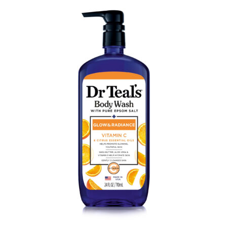 Dr Teal’s BODY WASH WITH PURE EPSOM SALT VITAMIN C CITRUS ESSENTIAL OIL 710ML