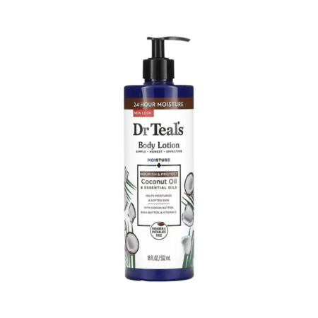 Dr Teal’s NOURISH & PROTECT BODY LOTION COCONUT OIL & ESSENTIAL OIL 532ML