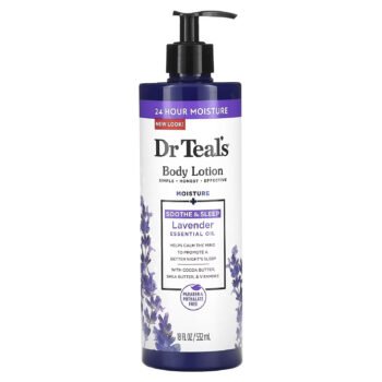 Dr Teal’s SOOTHE & SLEEP BODY LOTION LAVENDER ESSENTIAL OIL 532ML