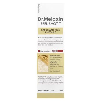 Dr. Melaxin PEEL SHOT EXFOLIANT RICE AMPOULE 80ML