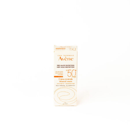 Avene SPF 50+ UV-A MINERAL CREAM FRAGRANCE FREE