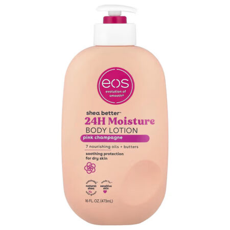 Eos SHEA BUTTER 24H MOISTURE BODY LOTION PINK CHAMPAGNE 473ML
