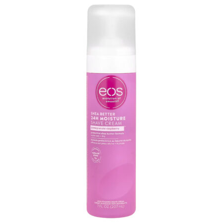 Eos SHEA BUTTER 24H MOISTURE SHAVE CREAM POMEGRANATE RASPBERRY 207ML