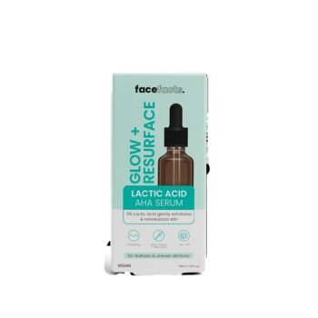 Face Facts GLOW+ RESURFACE LACTIC ACID AHA SERUM 30ML