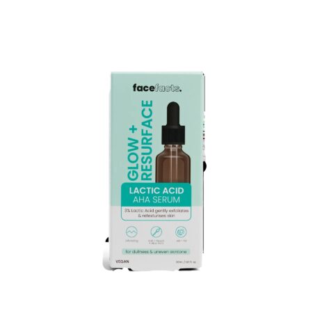 Face Facts GLOW+ RESURFACE LACTIC ACID AHA SERUM 30ML