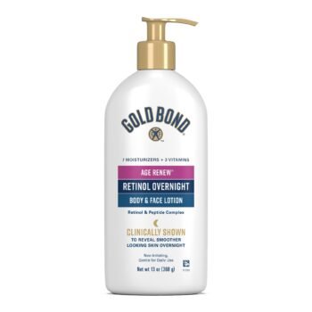 Gold Bond AGE RENEW RETINOL OVERNIGHT BODY & FACE LOTION 368ML