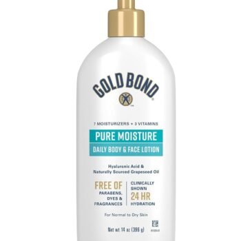 Gold Bond PURE MOISTURE DAILY BODY & FACE LOTION 368ML