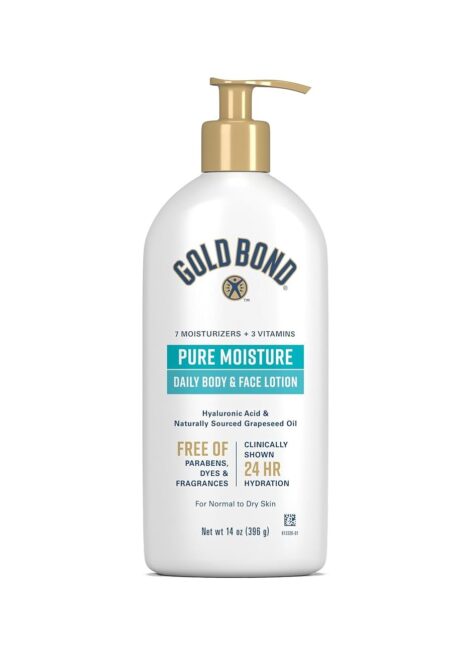 Gold Bond PURE MOISTURE DAILY BODY & FACE LOTION 368ML