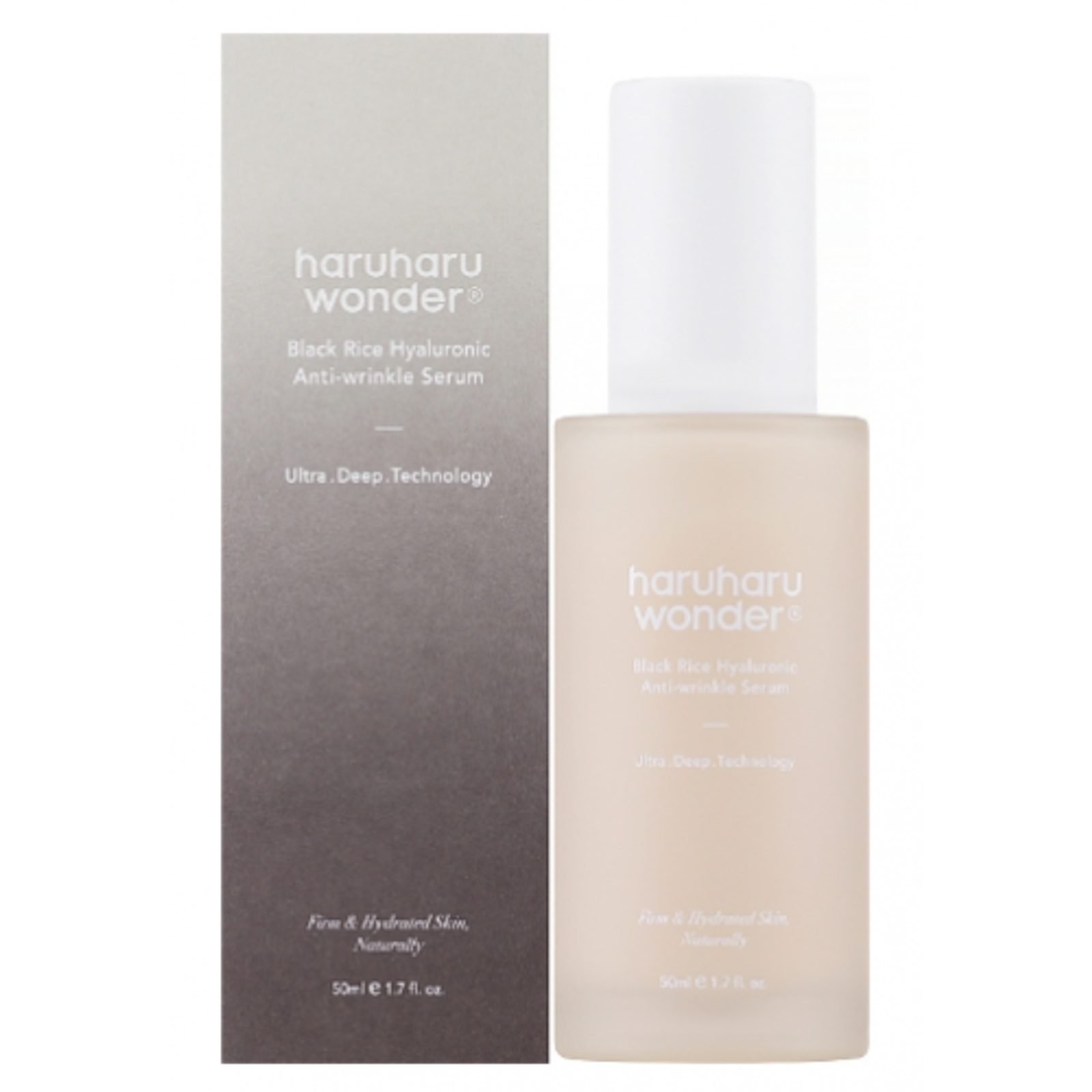 HaruHaru Wonder BLACK RICE HYALURONIC ANTI-WRINKLE SERUM 50ML
