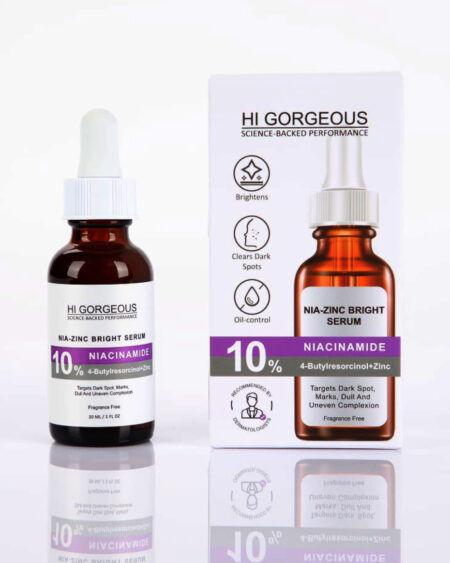 Hi Gorgeous NIA-ZINC BRIGHT SERUM 30ML