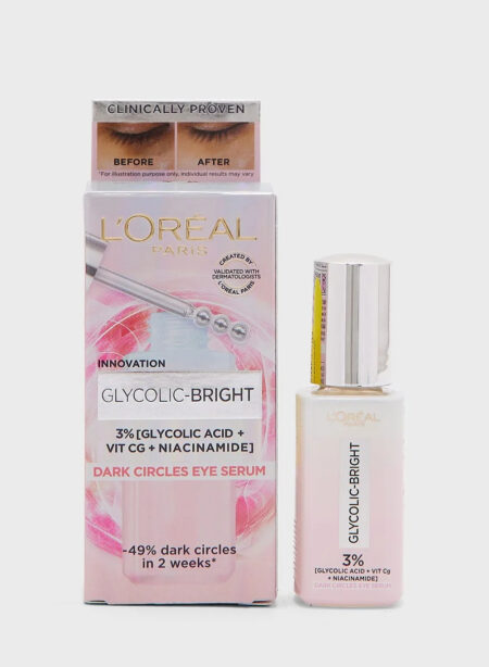 L'Oréal GLYCOLIC BRIGHT DARK CIRCLES EYE SERUM 20ML
