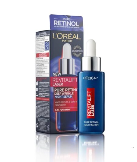 L'Oréal REVITALIFT LASER PURE RETINOL DEEP WRINKLE NIGHT SERUM 30ML