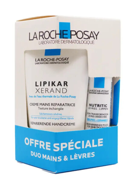 La Roche-Posay DUO MAINS & LEVRES (HAND REPAIR CREAM & DRY LIP MOISTURIZER)