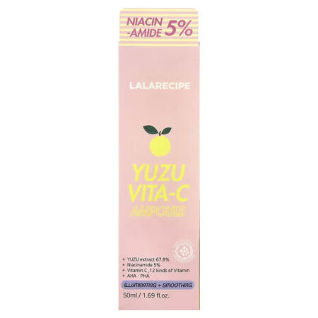 Lalarecipe NIACINAMIDE 5% YUZU VITA-C AMPOULE 50ML