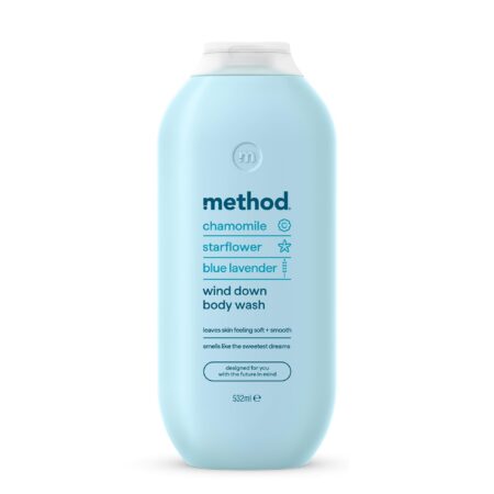 Method BODY CHAMOMILE STARFLOWER BLUE LAVENDER WIND DOWN BODY WASH 532ML