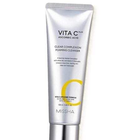Missha VITA C ASCORBIC ACID CLEAR COMPLEXION FOAMING CLEANSER 100ML