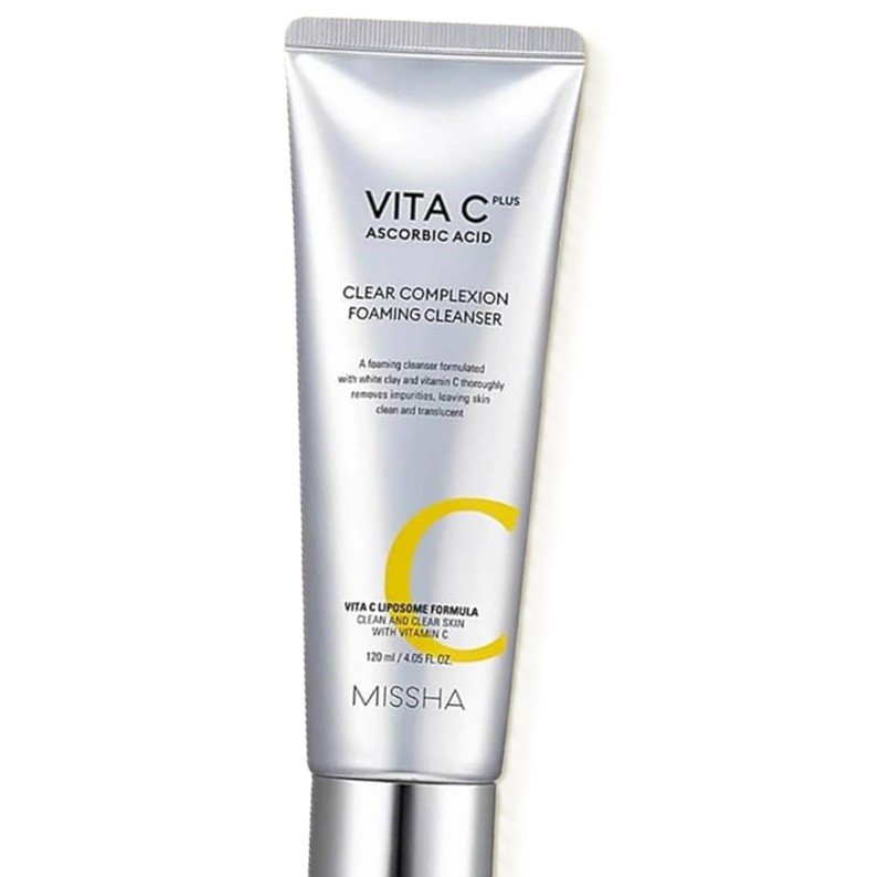 Missha VITA C ASCORBIC ACID CLEAR COMPLEXION FOAMING CLEANSER 100ML