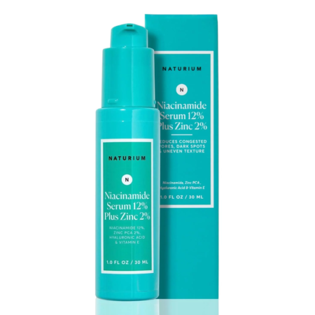 Naturium NIACINAMIDE SERUM 12% PLUS ZINC 2% 30ML, 60ML