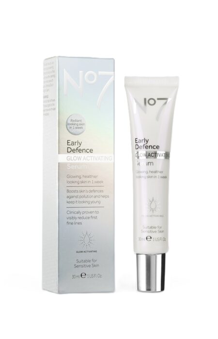 No7 EARLY DEFENCE GLOW ACTIVATING SERUM 30ML
