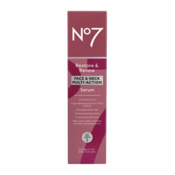 No7 RESTORE & RENEW FACE & NECK MULTI-ACTION SERUM 50ML
