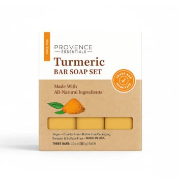 Provence Essentials TURMERIC BAR SOAP SET X3