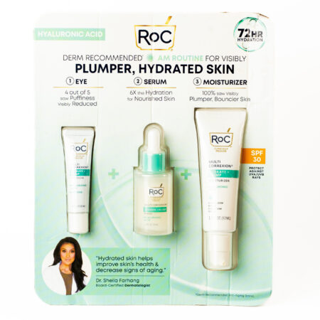 Roc HYALURONIC ACID PLUMPER HYDRATED SKIN SET