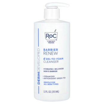 Roc BARRIER RENEW GEL TO FOAM CLEANSER 355ML