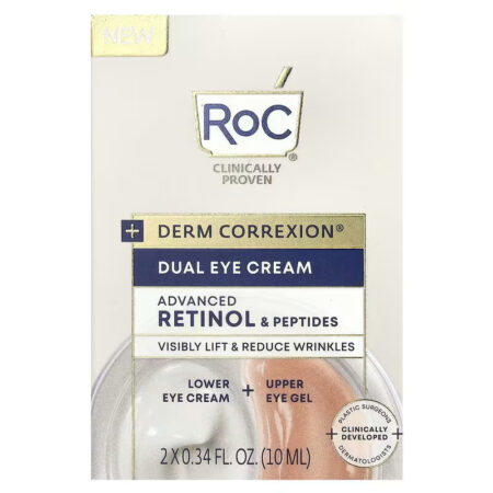 Roc DERM CORREXION DUAL EYE CREAM ADVANCED RETINOL & PEPTIDES 10ML