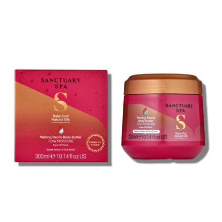 Sanctuary Spa RUBY OUD NATURAL OILS MELTING PEARLS BODY BUTTER 300ML