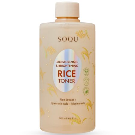 Soqu MOISTURIZING & BRIGHTENING RICE TONER 500ML
